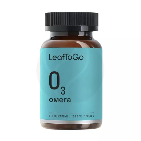 Изображение товара БАД LeafToGo Омега-3 капсулы №90 Изображение товара БАД LeafToGo Омега-3 капсулы №90