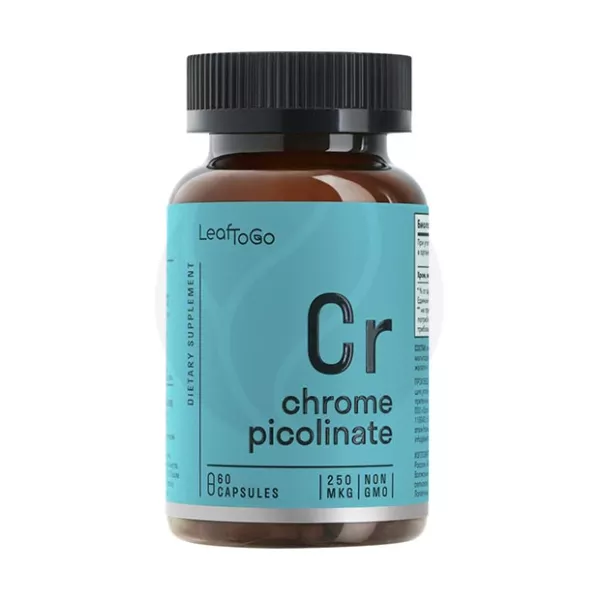 Изображение товара БАД Хрома пиколинат LeafToGo Капсулы 250 мкг Изображение товара БАД Хрома пиколинат LeafToGo Капсулы 250 мкг