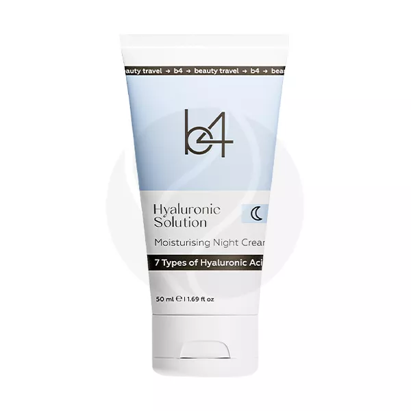 Изображение товара b4 Hyaluronic solution крем для лица ночной увлажняющий с гиалуроновой кислотой и ниацинамидом, 50мл Изображение товара b4 Hyaluronic solution крем для лица ночной увлажняющий с гиалуроновой кислотой и ниацинамидом, 50мл