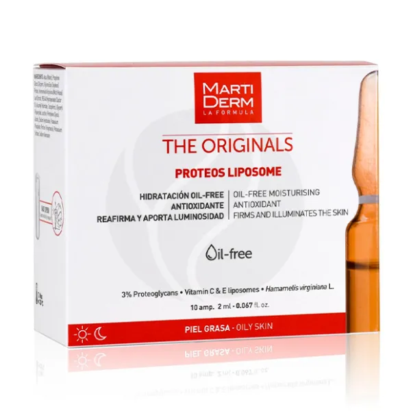 Изображение товара Ампулы MartiDerm The Originals Proteos Liposome для жирной и чувствительной кожи 2 мл №10