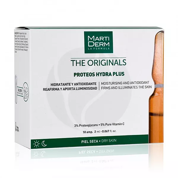 Изображение товара MartiDerm The Originals Proteos Hydra Plus сыворотка-уход в ампулах, 2мл 10шт Изображение товара MartiDerm The Originals Proteos Hydra Plus сыворотка-уход в ампулах, 2мл 10шт