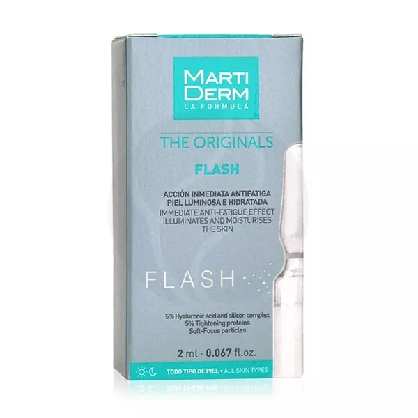 Изображение товара MartiDerm The Originals Flash сыворотка для лица в ампулах, 2мл Изображение товара MartiDerm The Originals Flash сыворотка для лица в ампулах, 2мл
