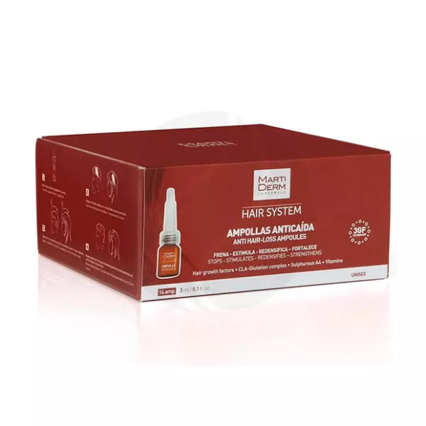 Изображение товара МaidiDerm Hair System сыворотка против выпадения волос в ампулах 14 шт