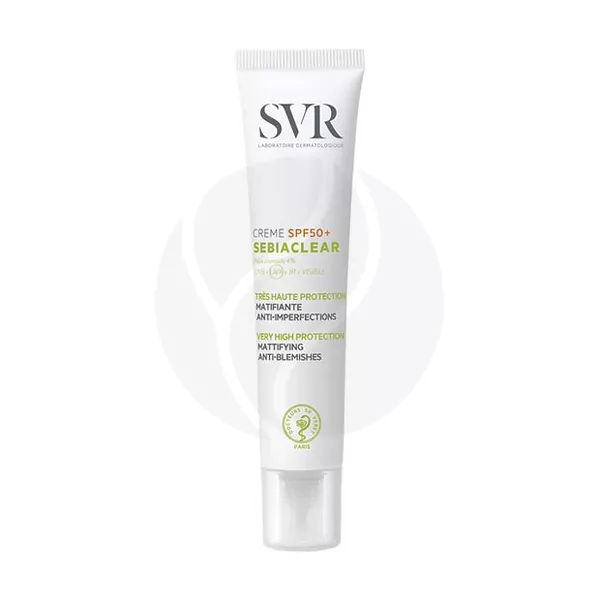 Изображение товара SVR Sebiaclear крем SPF50+, 40мл Изображение товара SVR Sebiaclear крем SPF50+, 40мл
