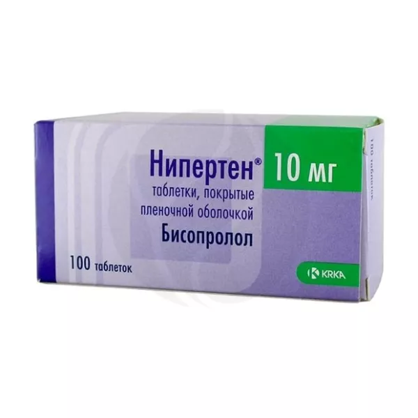 Изображение товара Нипертен таблетки покрытые пленочной оболочкой 10 мг №100 Россия