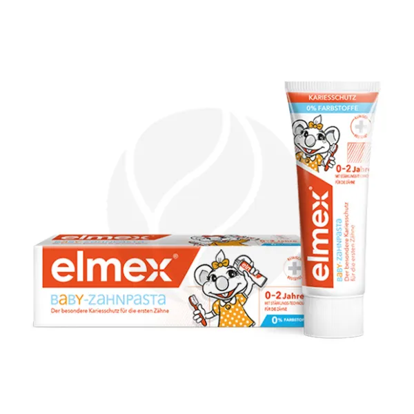 Изображение товара Elmex Baby детская зубная паста 50мл для малышей от 0 до 2 лет Италия