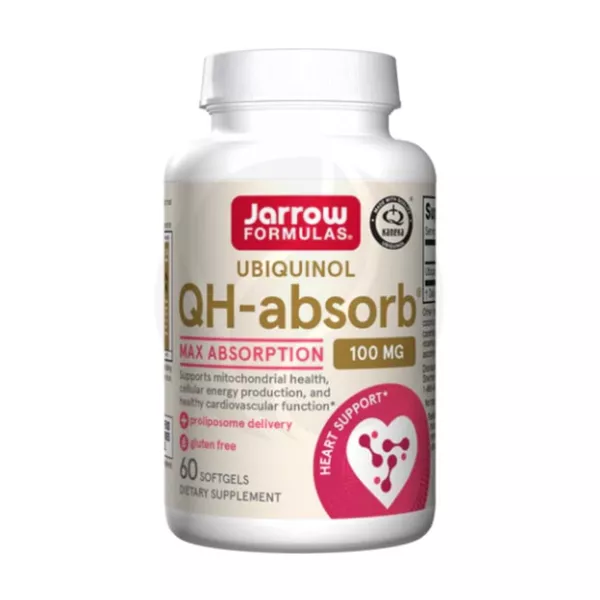 Изображение товара Jarrow Formulas Коэнзим Q10 Убихинол QH-Абсорб капсулы 60 шт