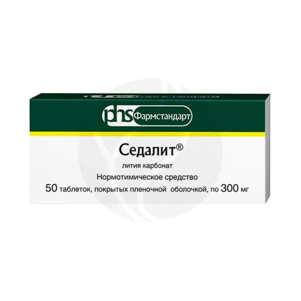Изображение товара Седалит 300мг таблетки покрытые пленочной оболочкой №50 для лечения психических состояний