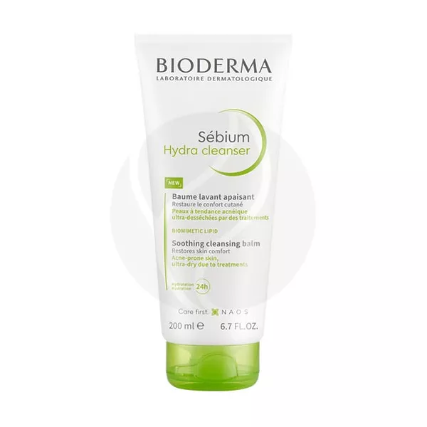 Изображение товара Bioderma Sebium Hidra - успокаивающий очищающий бальзам 200 мл для жирной и комбинированной кожи Изображение товара Bioderma Sebium Hidra - успокаивающий очищающий бальзам 200 мл для жирной и комбинированной кожи