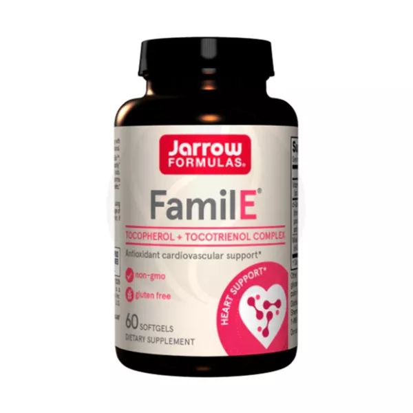Изображение товара Jarrow Formulas Фамил-Е комплекс капсулы, 60 шт – витамин Е для поддержки сердца и иммунитета