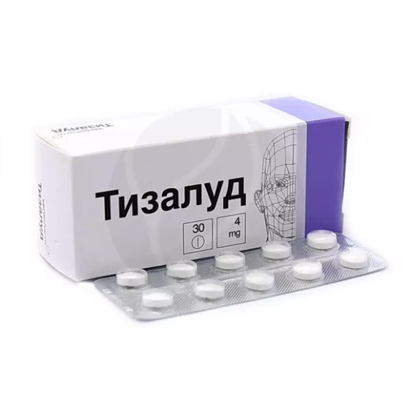 Тизалуд таблетки 4мг, №30 Верофарм АО