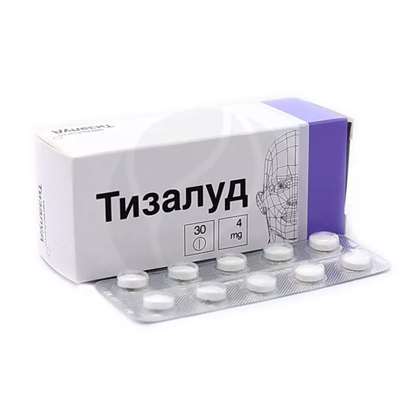 Изображение товара Тизалуд таблетки 4мг, №30 Верофарм АО Изображение товара Тизалуд таблетки 4мг, №30 Верофарм АО