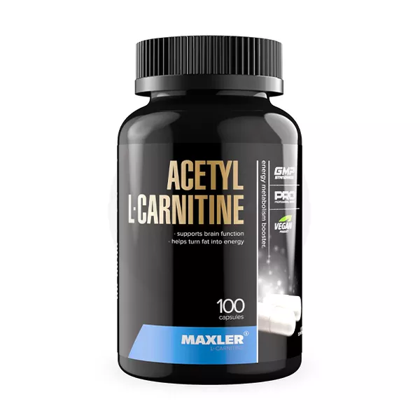 Изображение товара Maxler Ацетил-L-карнитин капсулы, №100 Изображение товара Maxler Ацетил-L-карнитин капсулы, №100