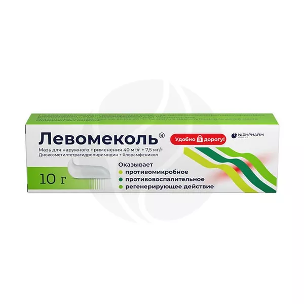 Изображение товара Левомеколь мазь для наружного применения 10г Россия