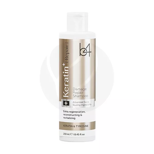 Изображение товара B4 шампунь для поврежденных волос с кератином и аминокислотами 250мл