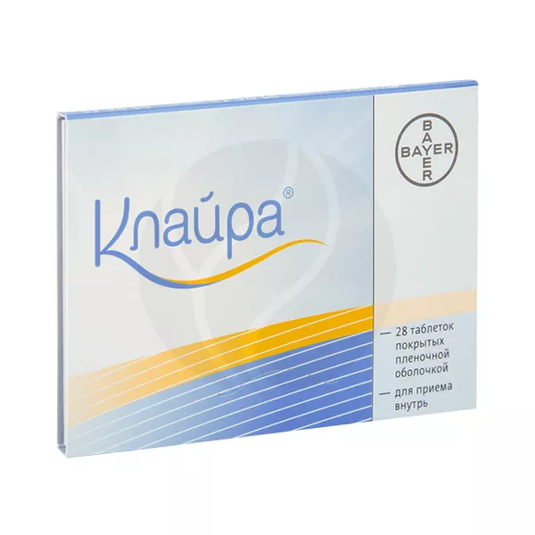 Изображение товара Клайра набор таблеток для пероральной контрацепции, 28 таблеток