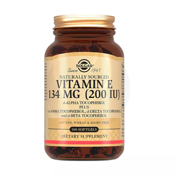 Изображение товара Витамин Е Solgar 200МЕ Капсулы №100, антиоксидантная защита и поддержка кожи Изображение товара Витамин Е Solgar 200МЕ Капсулы №100, антиоксидантная защита и поддержка кожи