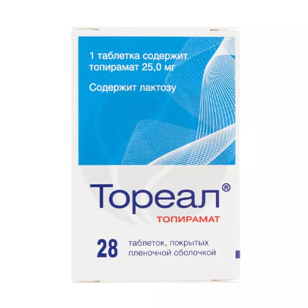 Изображение товара Тореал 25 мг таблетки покрытые пленочной оболочкой №28Фармстандарт