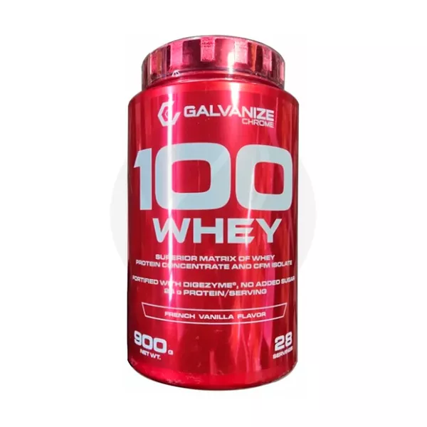 Galvanize С100 Whey протеин со вкусом ваниль, 900г