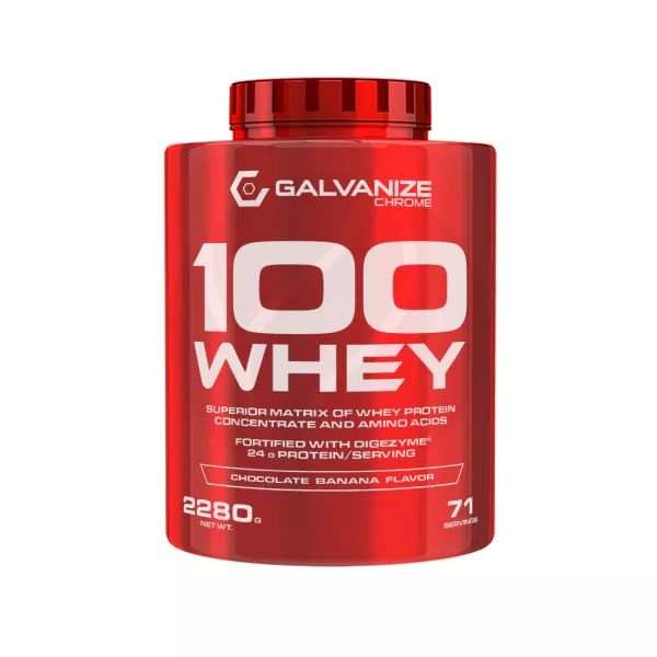 Galvanize С100 Whey протеин со вкусом шоколад и банан, 2280г