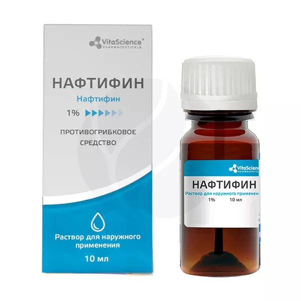 Изображение товара Нафтифин раствор 1% для наружного применения 10мл Тульская Фармацевтическая Фабрика