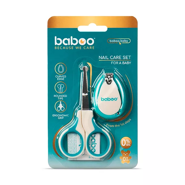 Изображение товара Детский маникюрный набор Бабуо ножницы и щипчики для малышей 0+