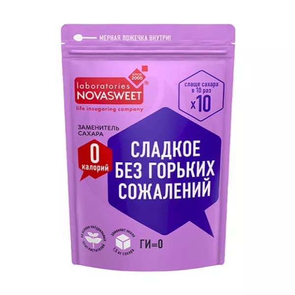 Изображение товара Novasweet Заменитель сахара 10Х с мерной ложечкой