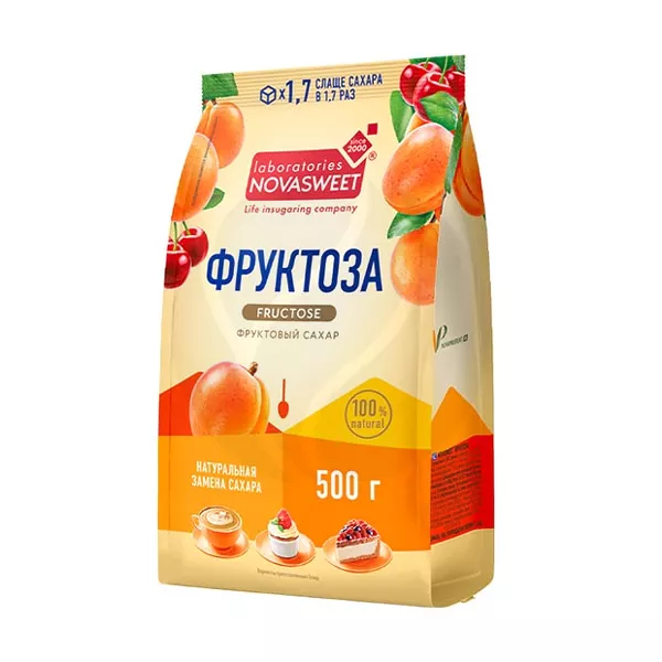 Изображение товара Novasweet Фруктоза, 500г Изображение товара Novasweet Фруктоза, 500г