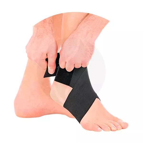 Изображение товара Компрессионный бандаж для голеностопа Trives Т.46.05, Регулируемый, Черный