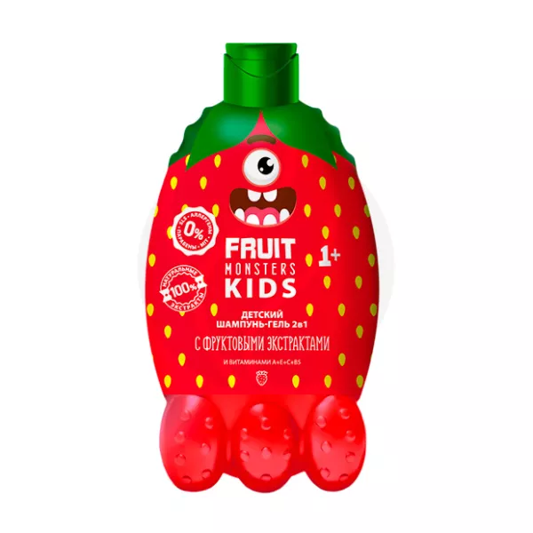 Изображение товара Fruit Monsters Kids шампунь-гель 2в1 детский Лесные ягоды (1+ лет), 400мл