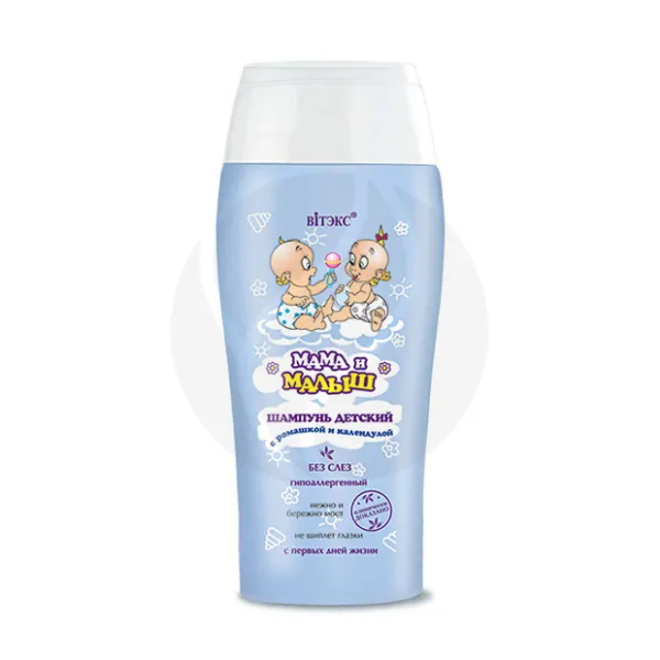 Изображение товара Детский шампунь Витэкс Мама и малыш с ромашкой и календулой 300мл гипоаллергенный