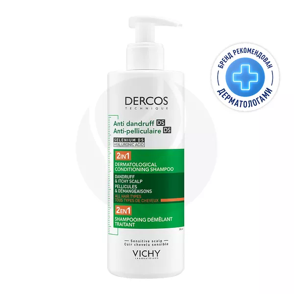Изображение товара Vichy Dercos DS 2в1 интенсивный шампунь-кондиционер против перхоти, 390мл
