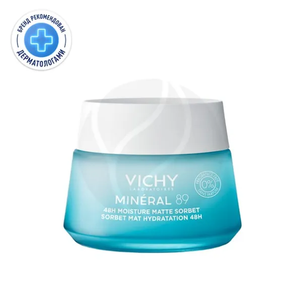 Изображение товара Vichy Mineral 89 Гель-сорбет матирующий для жирной кожи 50мл