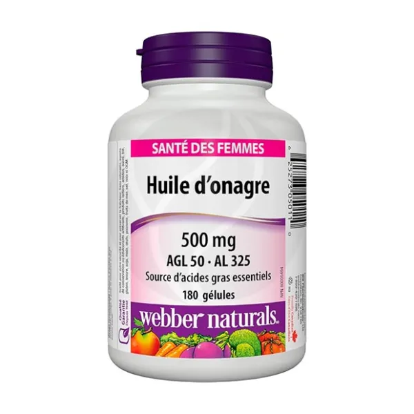 Webber Naturals Масло примулы вечерней капсулы, №180