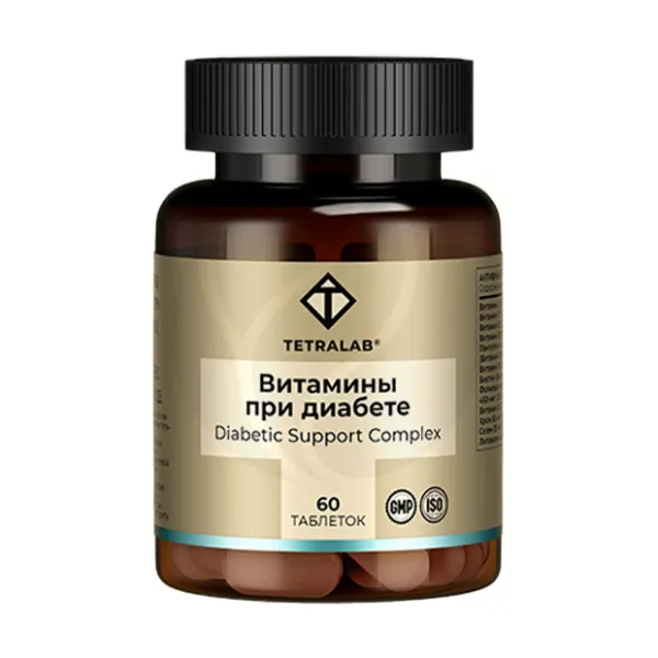 Tetralab Витамины для больных диабетом таблетки, №60