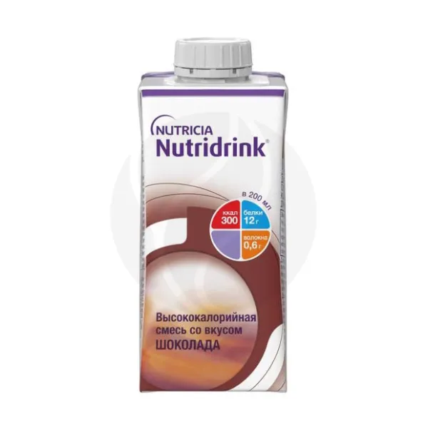 Изображение товара Nutridrink жидкая высококалорийная смесь со вкусом шоколада 200 мл