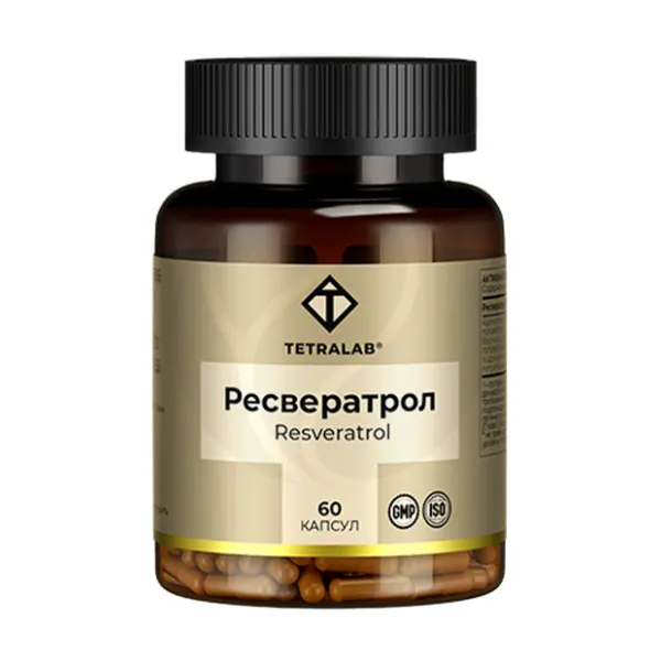 Изображение товара Tetralab Ресвератрол капсулы, №60 Изображение товара Tetralab Ресвератрол капсулы, №60