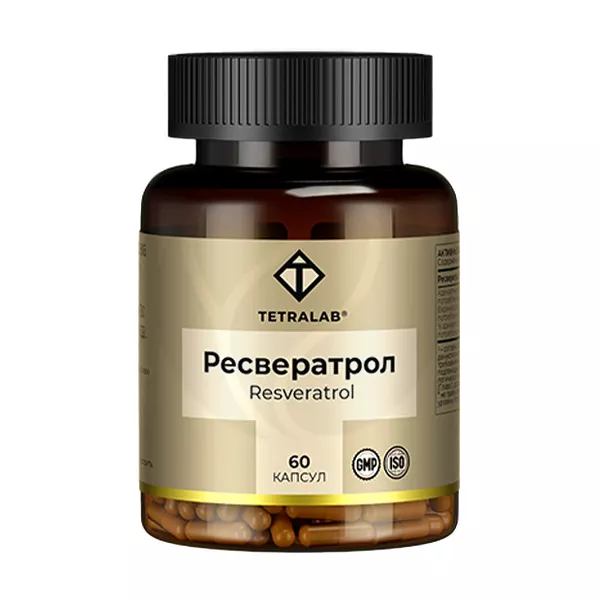 Изображение товара Tetralab Ресвератрол капсулы, №60 Изображение товара Tetralab Ресвератрол капсулы, №60