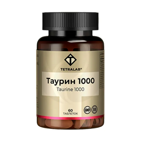 Изображение товара Tetralab Таурин Форте таблетки 1000мг, №60