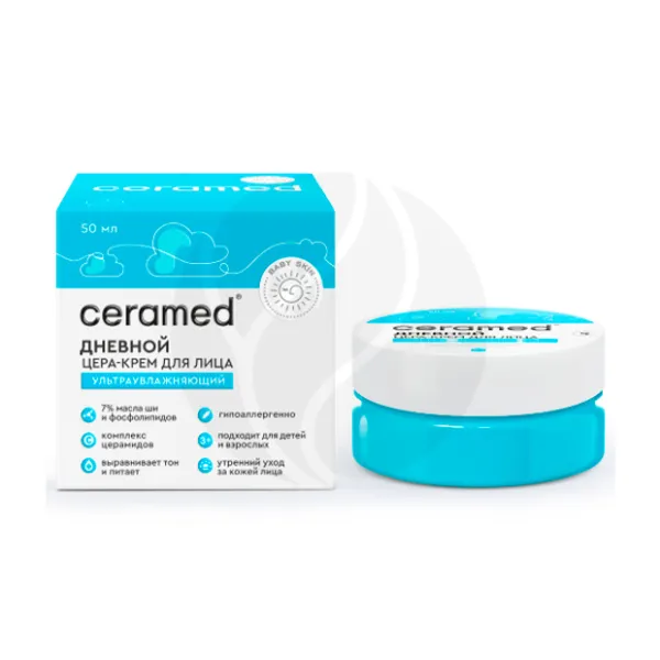 Изображение товара Ceramed Baby Skin Цера-крем для лица дневной ультраувлажняющий, 50мл