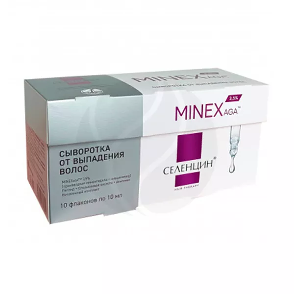 Изображение товара Сыворотка от выпадения волос MINEXAGA 10мл для мужчин и женщин борется с поредением и стимулирует р Изображение товара Сыворотка от выпадения волос MINEXAGA 10мл для мужчин и женщин борется с поредением и стимулирует р