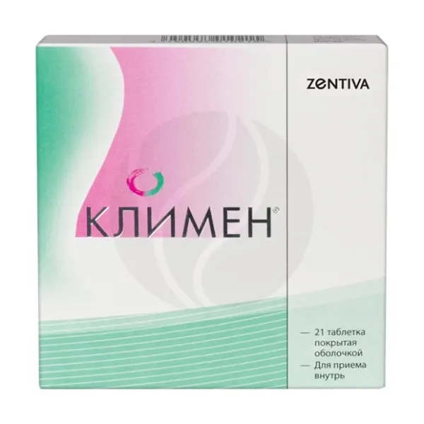 Изображение товара Климен таблетки п/о, 21 шт. - гормональная терапия и лечение гинекологических заболеваний