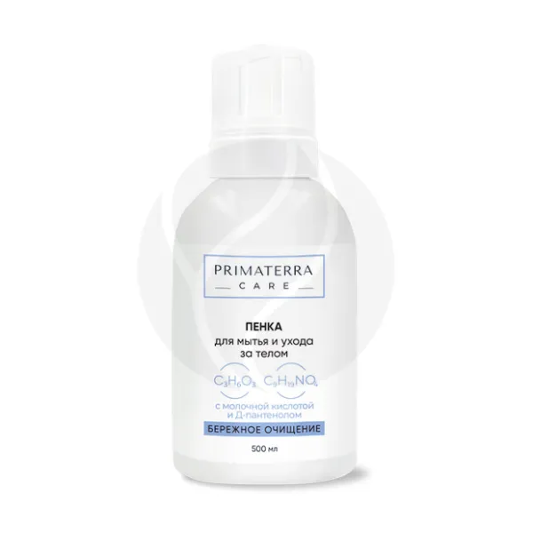 Primaterra Care пенка очищающая для мытья и ухода за телом, 500мл