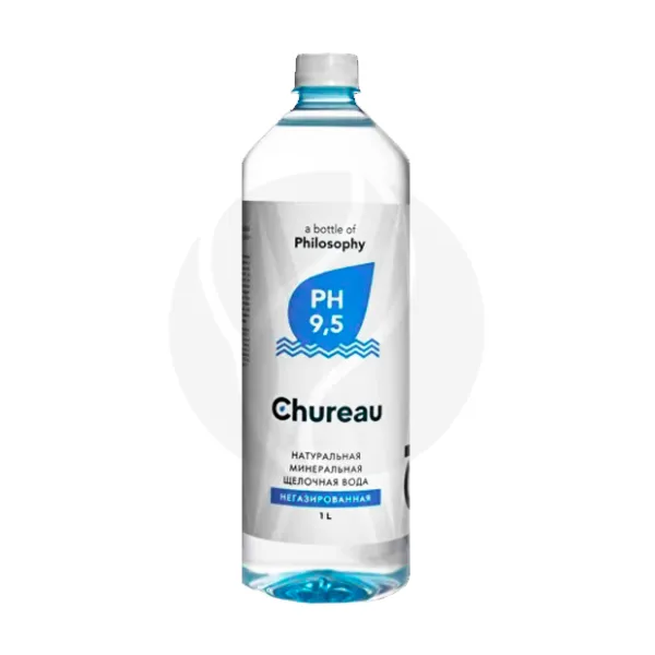 Изображение товара Chureau вода питьевая щелочная минеральная негазированная 1л для здоровья и иммунитета