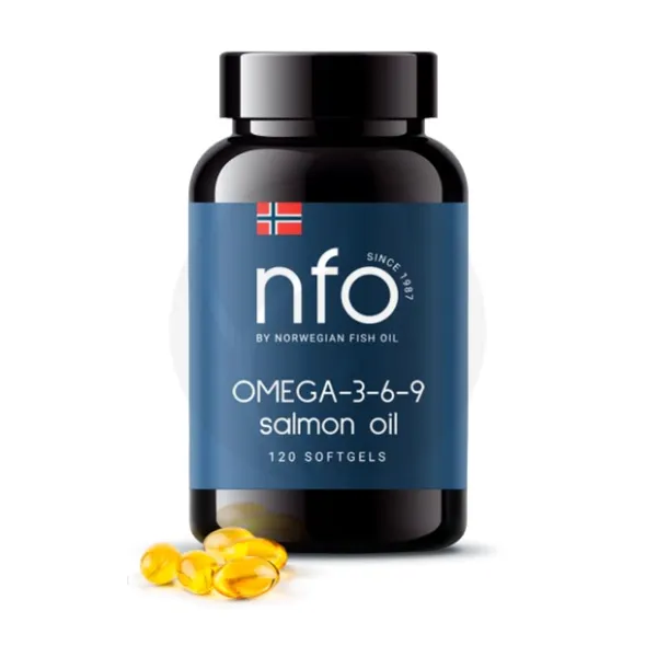 NFO Омега 3-6-9 Масло лосося капсулы, №120