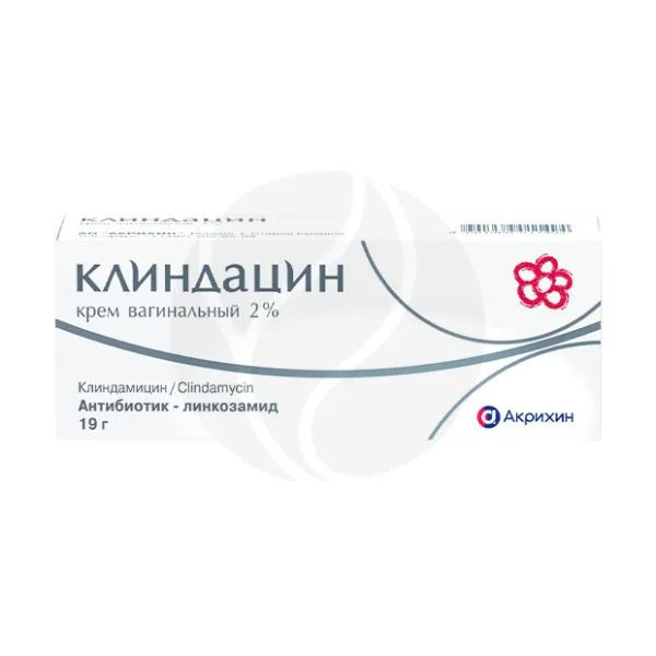 Изображение товара Клиндацин крем вагинальный 2%, 19г Изображение товара Клиндацин крем вагинальный 2%, 19г