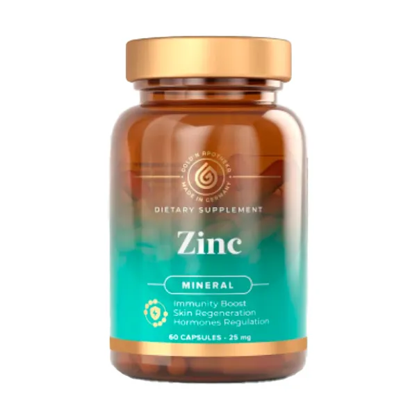 Gold'n Apotheka Цинк капсулы 25мг, №60