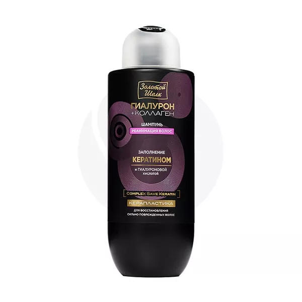 Изображение товара Золотой Шелк Гиалурон+коллаген шампунь реанимация волос 500мл Изображение товара Золотой Шелк Гиалурон+коллаген шампунь реанимация волос 500мл
