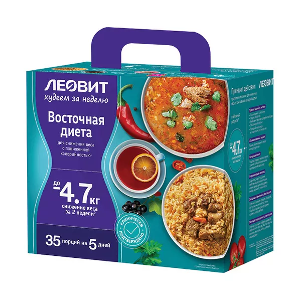 Изображение товара Леовит Худеем за неделю Восточная диета (кейс) Изображение товара Леовит Худеем за неделю Восточная диета (кейс)
