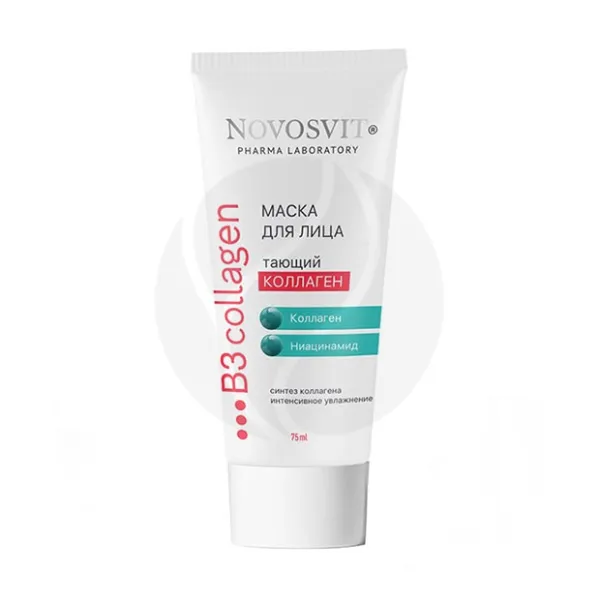 Изображение товара Маска для лица Novosvit Тающий коллаген 75 мл эффективный уход за кожей